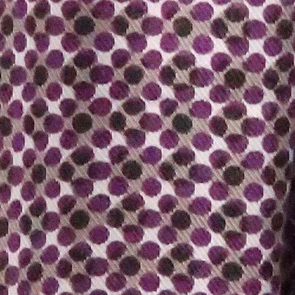 GAP PURPLE POLKA DOT FULL SKATER MIDI SKIRT SIZE 0 - Picture 4 of 7